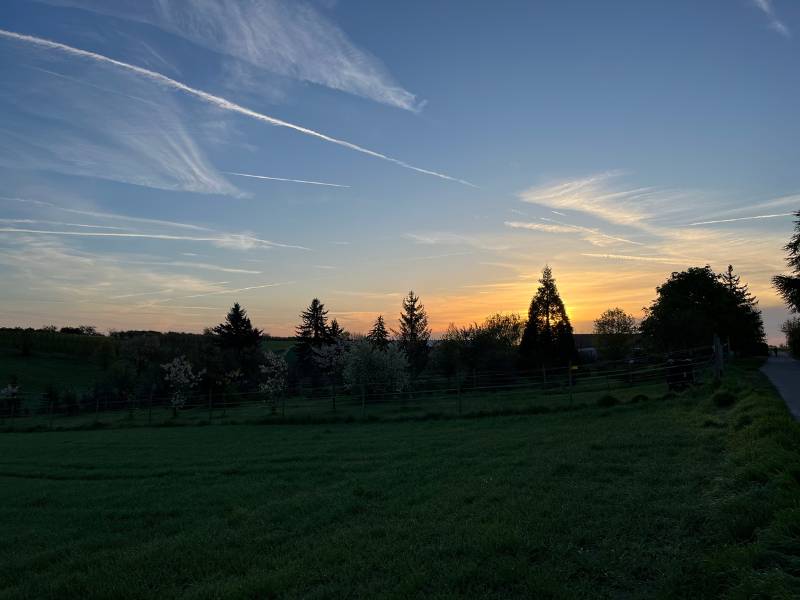 Sonnenaufgang: 12 von 12 April 2024 1 von 12