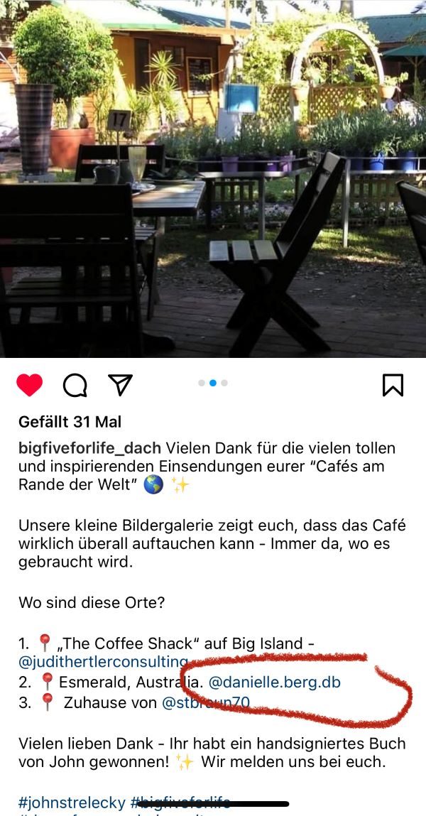 12 von 12 im Juli: Gewonnen - Ein Buch von John Strelecky