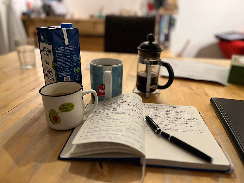 12 von 12 Januar 2023: 2 von 12: Morgenroutine: Erfolgsjournal und Tagesplanung