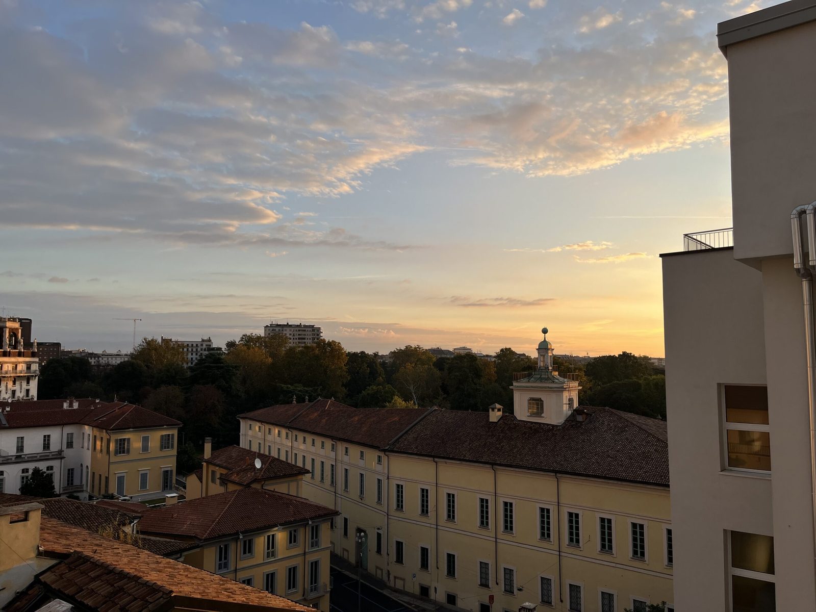 12 von 12 Oktober 2024 - 1 von 12: Ausblick am Morgen