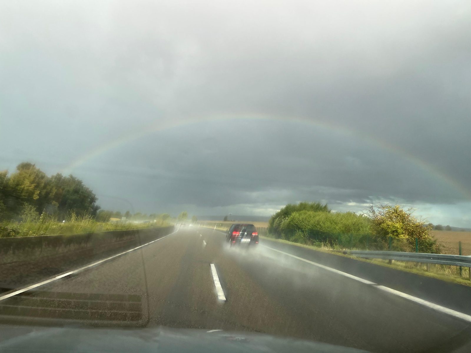 12 von 12 September 2025 - 7 von 12: Regenbogen