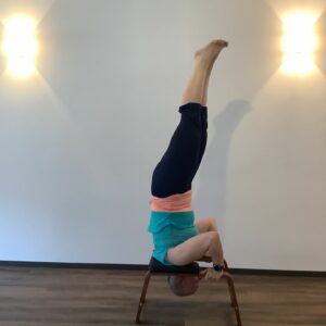 Danielle Berg beim FeetUp Yoga im Rückenwind Ingelheim