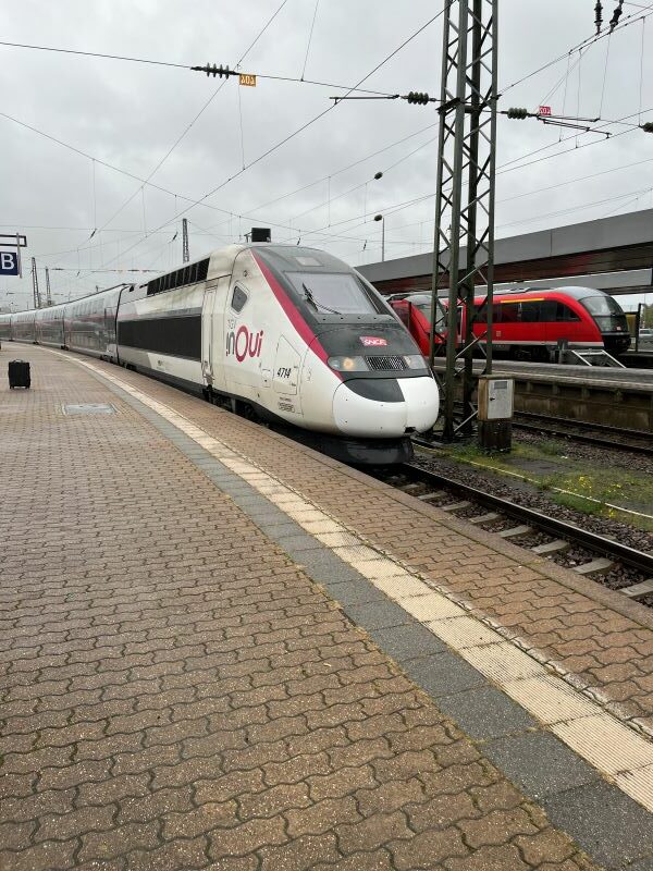 Monatsrückblick Oktober 2022: Reise mit dem TGV