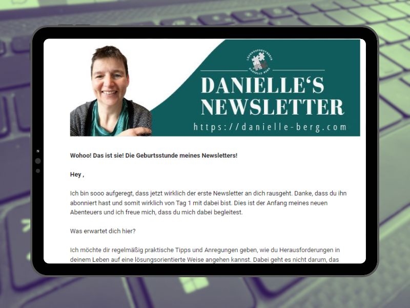 Danielles Newsletter 1