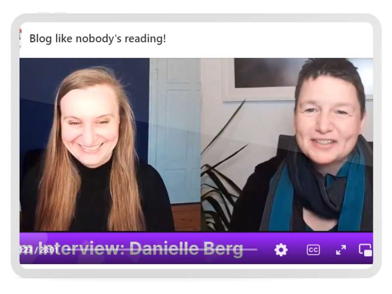 Interview mit Judith Peters: Danielle Berg im Interview