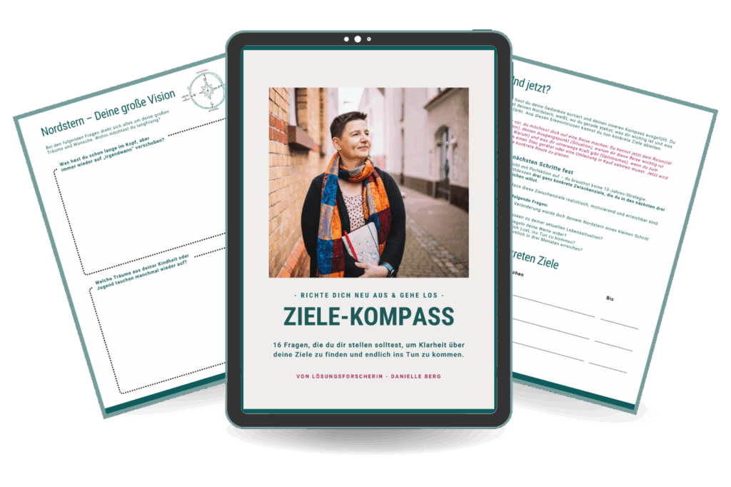 Ziele-Kompass Key Visual - Richte dich neu aus und gehe los