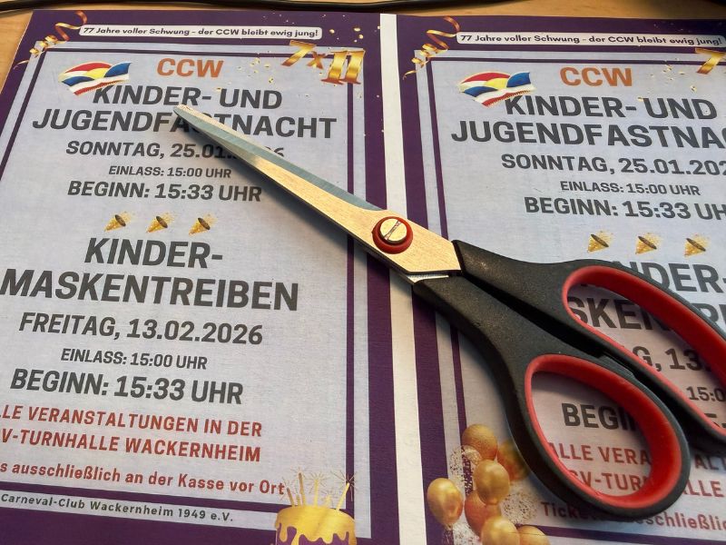 12 von 12 - Januar 2026 - 6 von 12: CCW Flyer + Schere