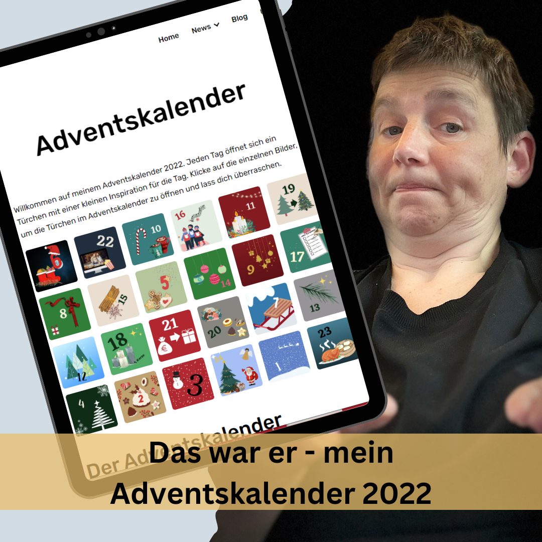 Monatsrückblick Dezember 2022: Adventskalender