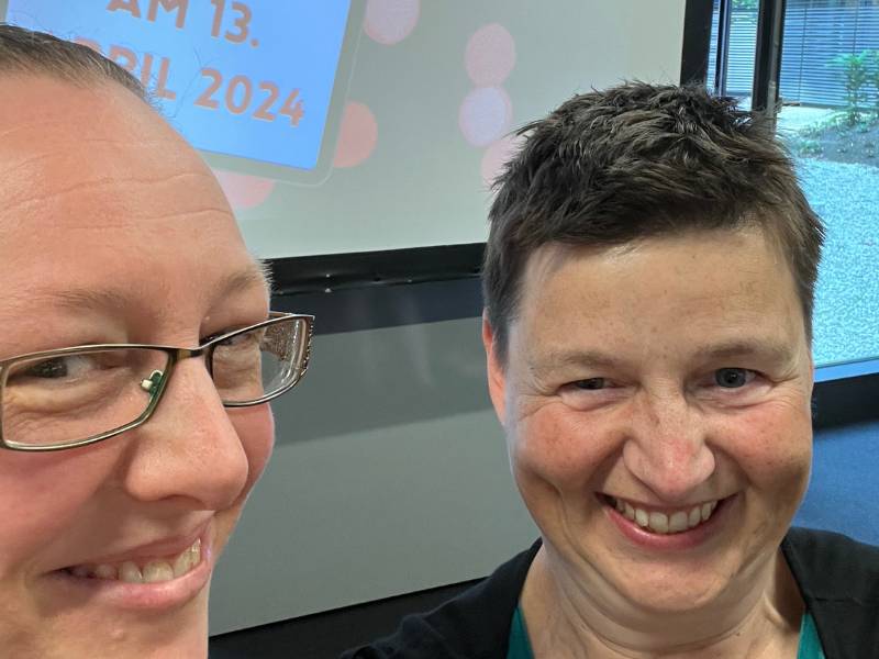 Blog-Buddys Jaconette Mirck und Danielle Berg