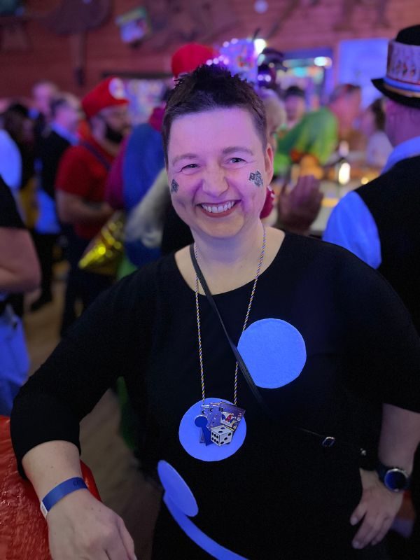 Danielle Berg - Fastnacht 2024 - Wackernheim - Domino Kostüm