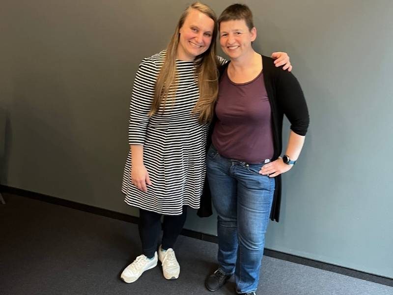 Judith Peters und Danielle Berg