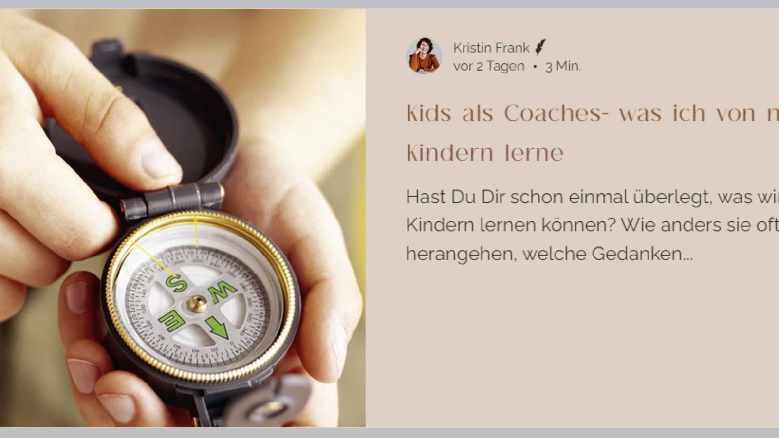 Kristin Frank - Kids als Coaches