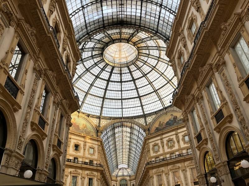 Kuppledach der Galleria Vittorio Emanuele II