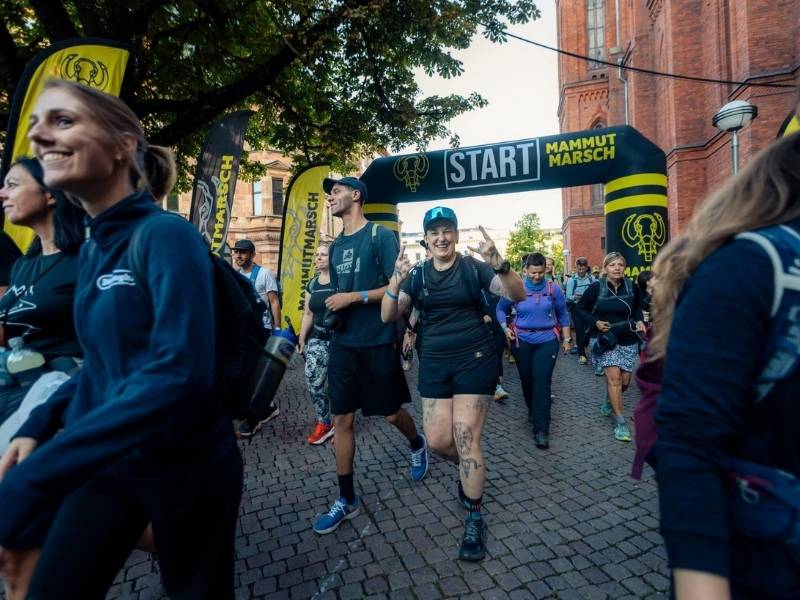 Mammutmarsch - Start