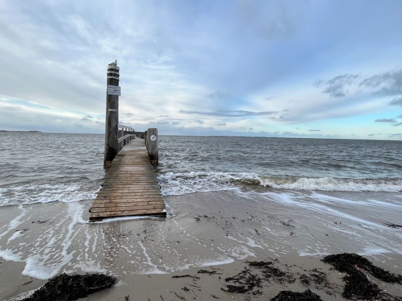 Reha Rückblick Föhr: Seebrücke Utersum