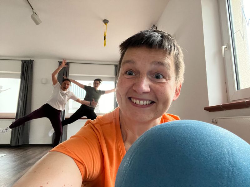 Sport mit Spass im Rückenwind