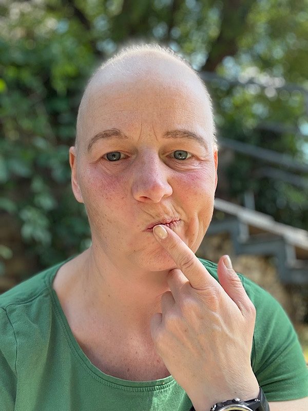 Nachdenklich zur vorletzten Chemotherapie