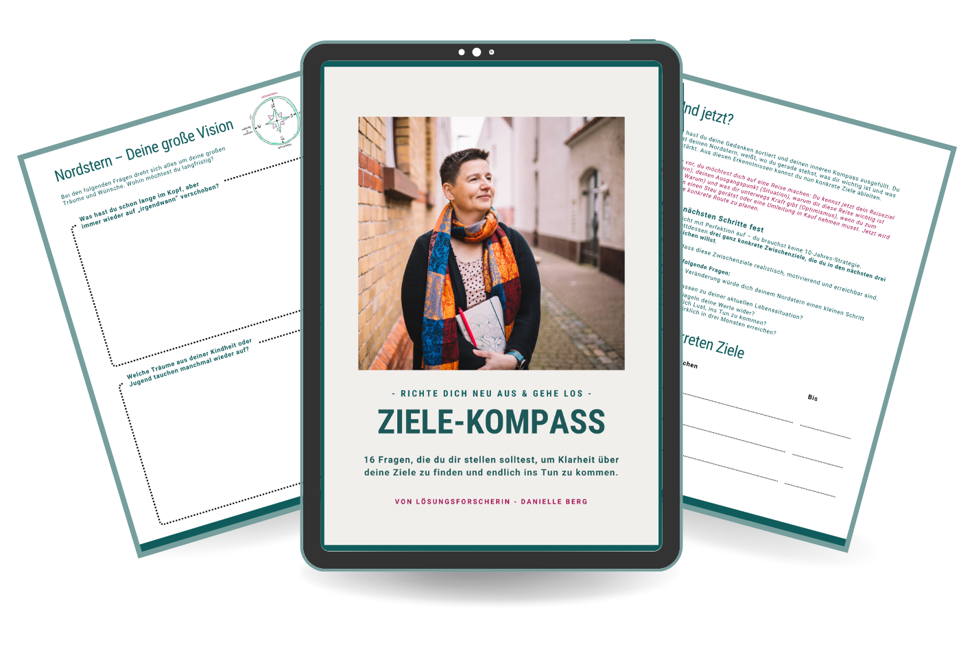 Ziele-Kompass Key Visual - Richte dich neu aus und gehe los
