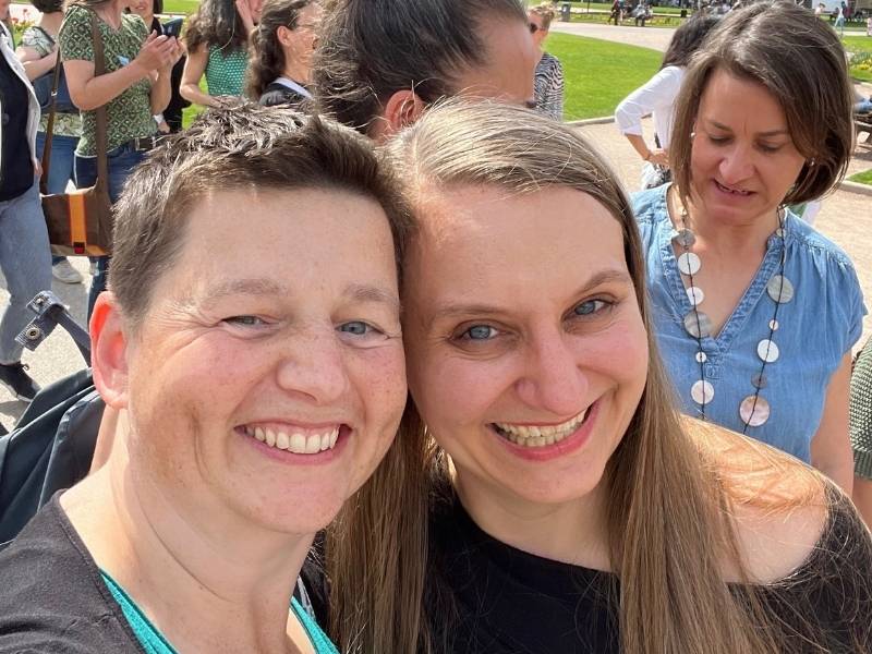 Judith Peters und Danielle Berg