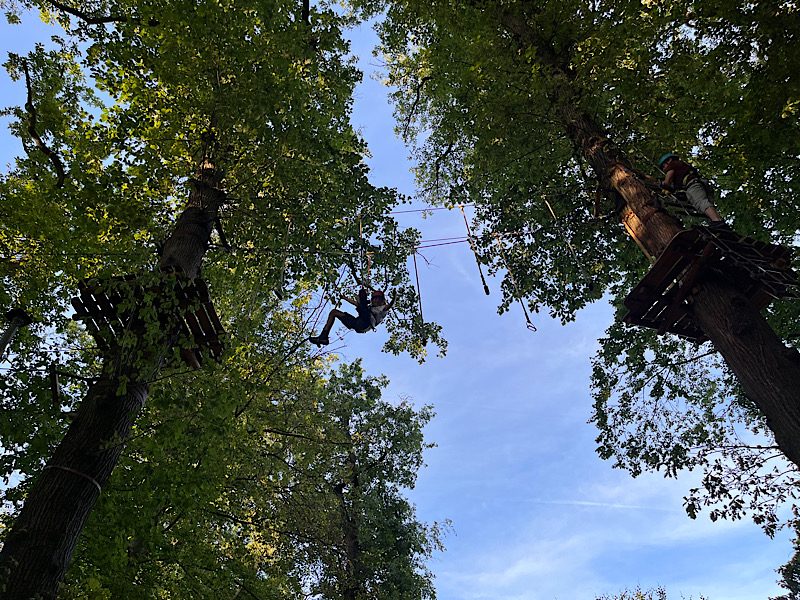 Hochseilgarten: Kletterpark am Neroberg