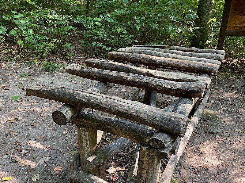 Rund um den Neroberg: Xylophon aus Holz