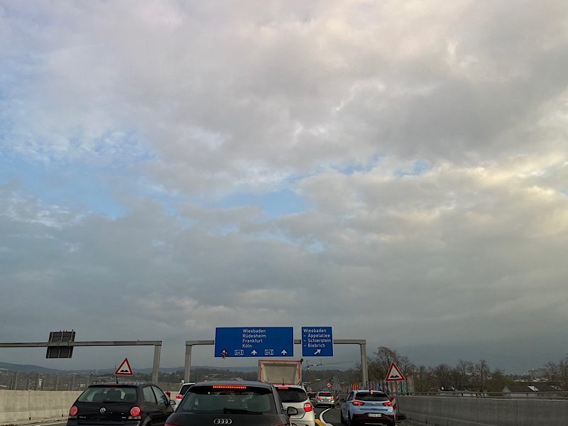 Stau am Schiersteiner Dreieck